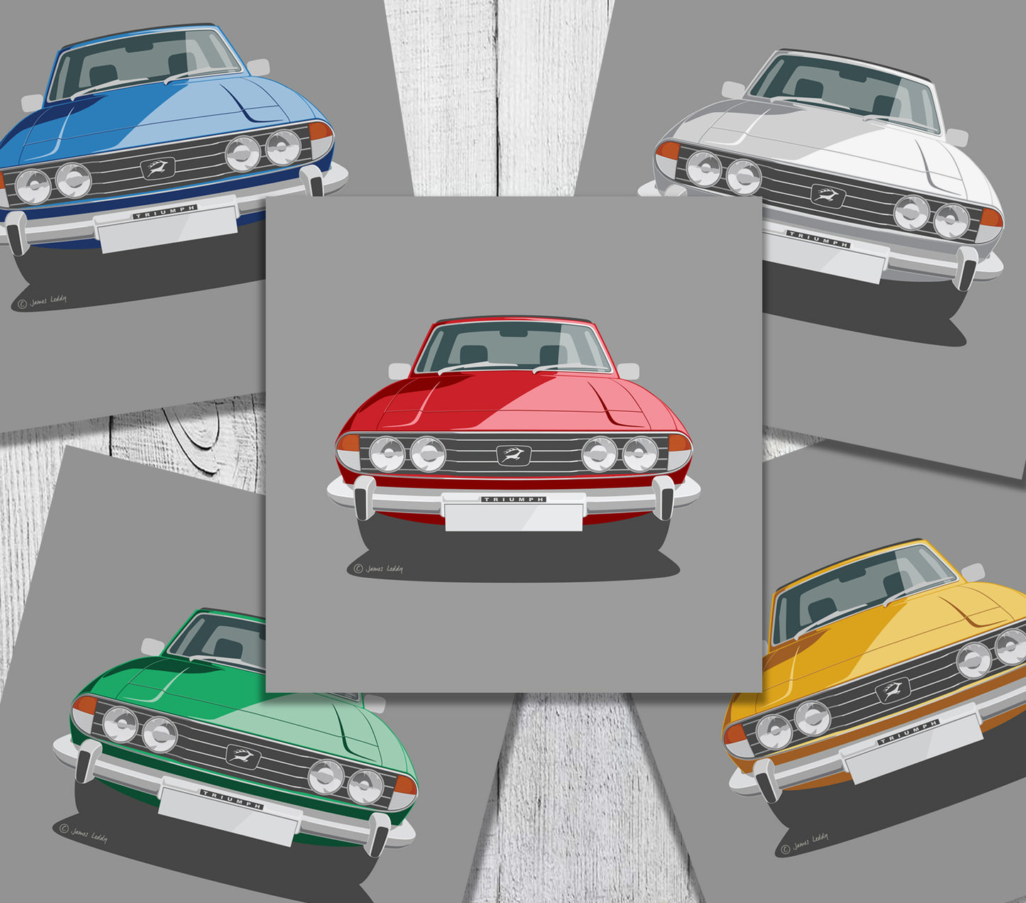 Triumph Stag Greeting Cards (pack of 5)