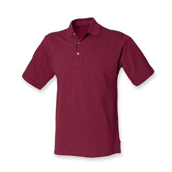 Burgundy Polo Shirt with embroidered SOC Logo