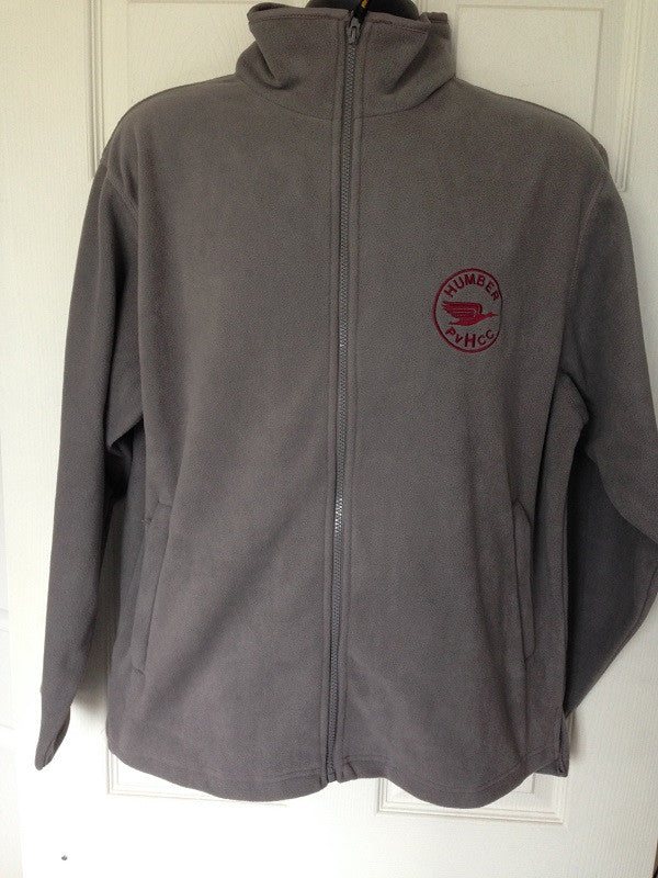 Horizon Microfleece (Dove Grey) with Maroon embroidered Humber club logo