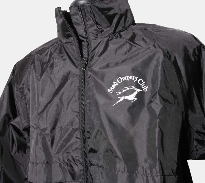 Unisex Black Core Lightweight Jacket with SOC Logo