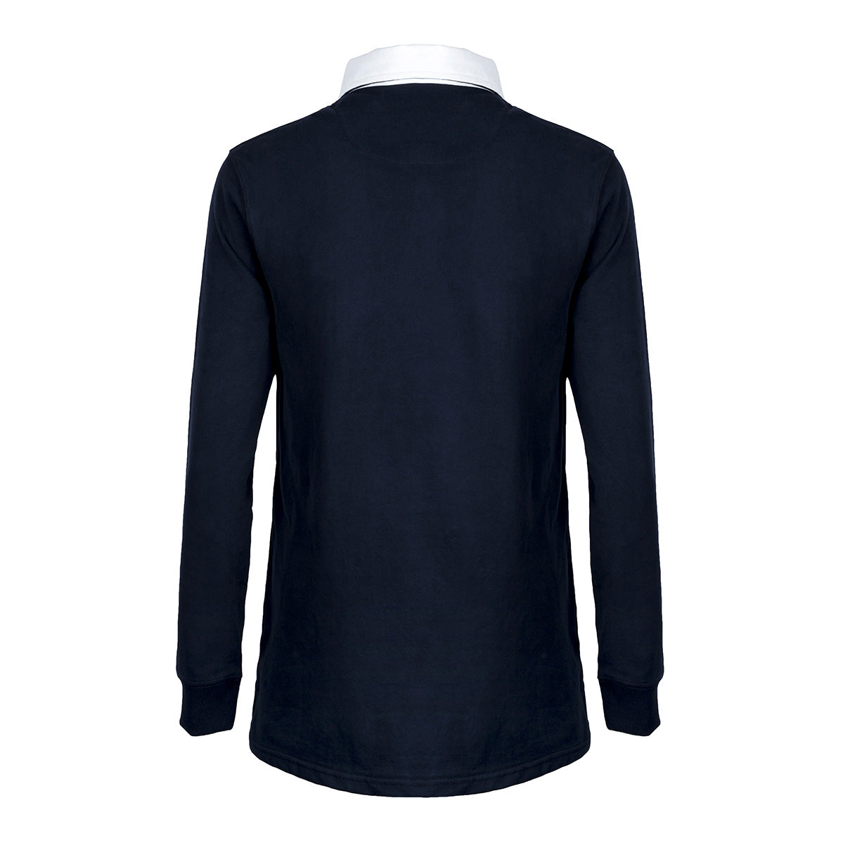 'New Style' Brushed Cotton Rugby Shirt with SOC Logo - Navy Blue