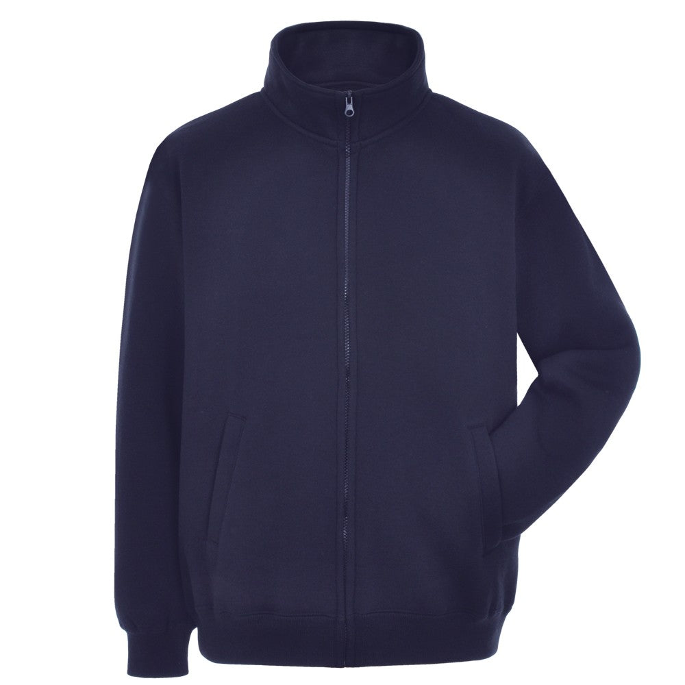 Full-zip Navy Blue Jacket with SOC logo