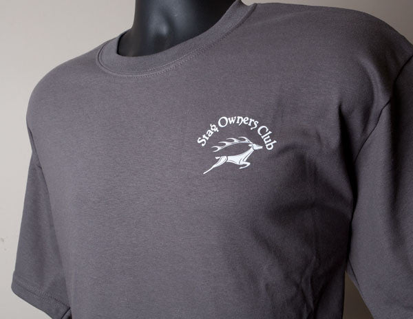 Adult T-Shirt with SOC Logo - Charcoal