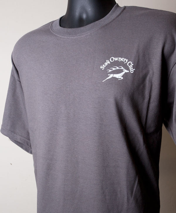 Adult T-Shirt with SOC Logo - Charcoal