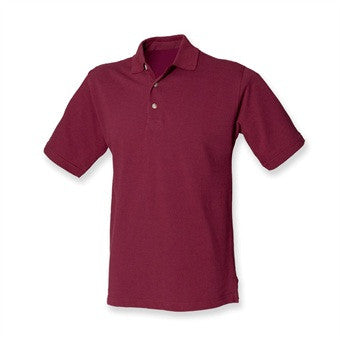 Burgundy Polo Shirt with embroidered BCCC Logo