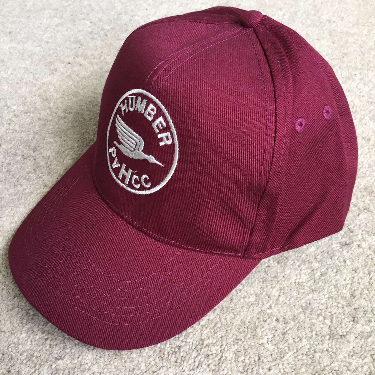 Baseball Cap with Humber PVHCC Club Logo - Maroon