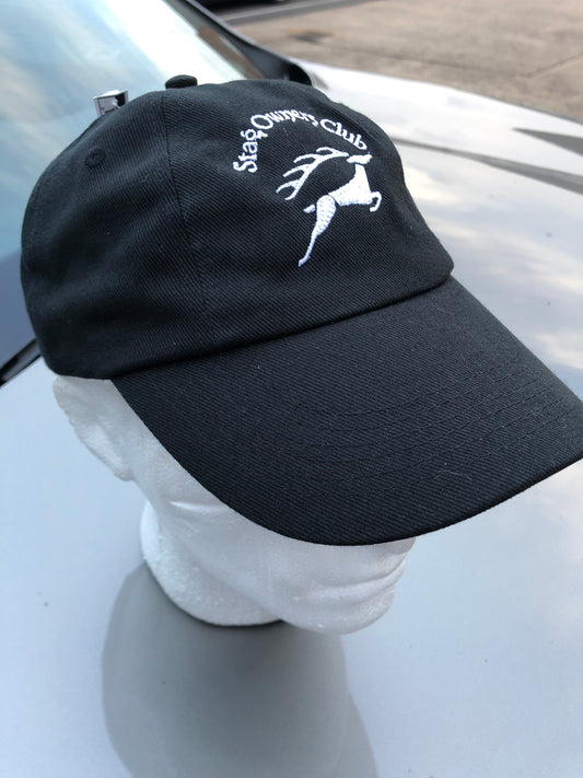 Low Profile Baseball Cap with SOC Logo - Black