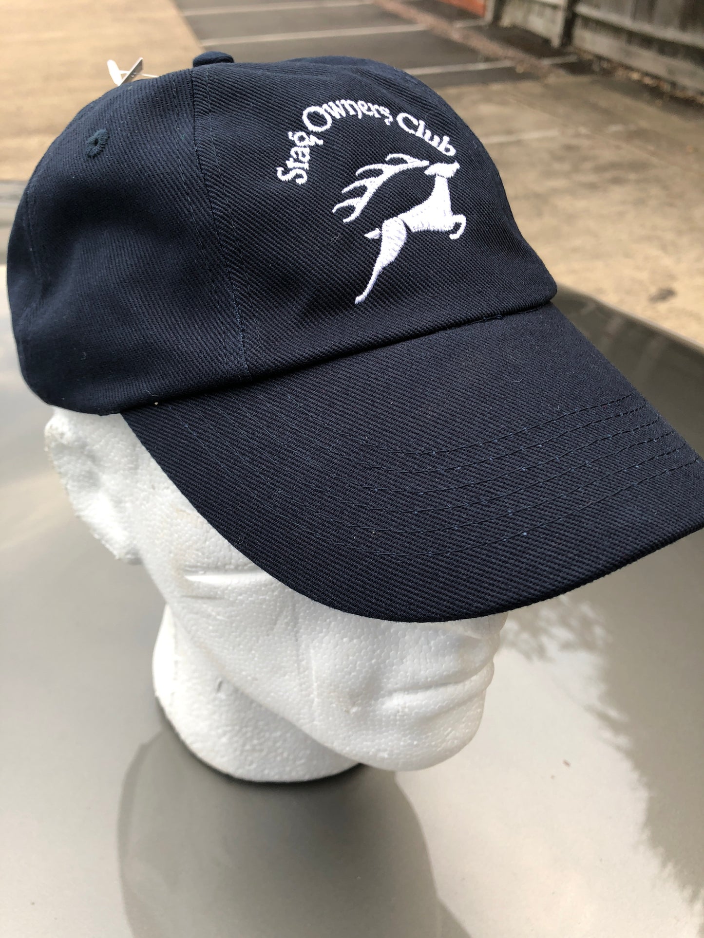 Low Profile Baseball Cap with SOC Logo - Navy Blue
