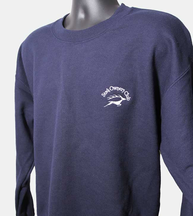 Crew Neck Sweatshirt with SOC Logo - Navy