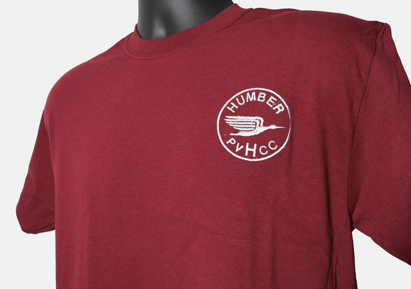 Adult T-Shirt with Humber Logo - Maroon