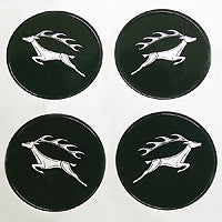 Wheel Centres with Stag Logo - Standard Stag Alloys (55mm / 5.5cm diameter)